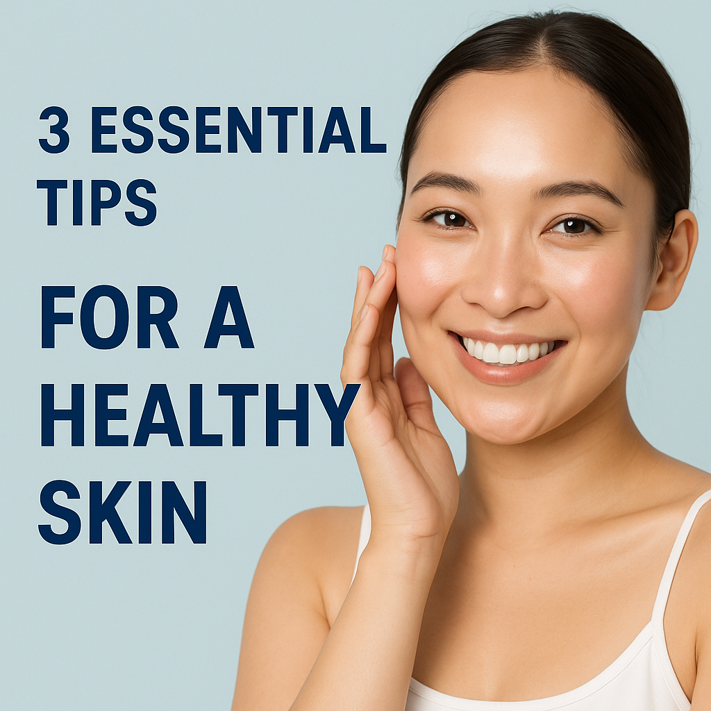 3 Essential Skincare Tips for Healthy, Glowing Skin